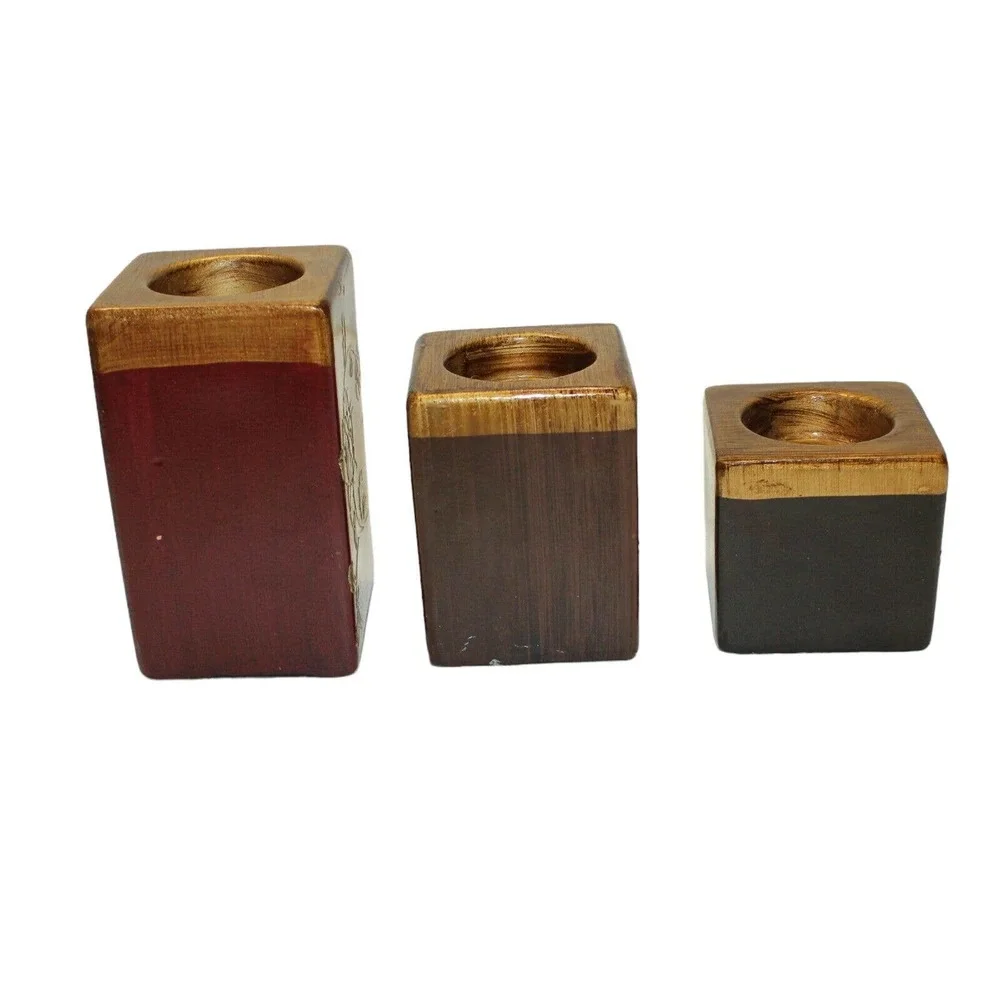 Interiors By Design Ceramic Tea Light Candle Holders with Plate Flowers